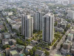 부산 북구 금곡2-1구역 재개발 총 313세대 기준 AI 상상도 — 실제와 다를 수 있음 부산 북구 금곡2-1구역 재개발 총 313세대 기준 AI 상상도(주간 항공) — 실제와 다를 수 있음