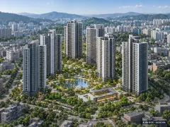 부산진구 연지3 재개발 총 626세대 기준 AI 상상도 — 실제와 다를 수 있음 부산진구 연지3 재개발 총 626세대 기준 AI 상상도(주간 항공) — 실제와 다를 수 있음