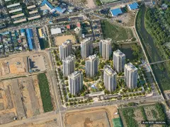 순천그랜드파크자이 9개동·최고 29층·총 997세대 기준 AI 상상도 — 실제와 다를 수 있음 순천그랜드파크자이 9개동·최고 29층·총 997세대 기준 AI 상상도(주간 항공) — 실제와 다를 수 있음