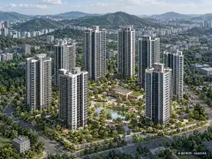 부산 장안지구 B-2블록 중흥S-클래스(본청약) 9개동·최고 25층·총 514세대(이번 488세대 공급) 기준 AI 상상도 — 실제와 다를 수 있음 부산 장안지구 B-2블록 중흥S-클래스(본청약) 9개동·최고 25층·총 514세대(이번 488세대 공급) 기준 AI 상상도(주간 항공) — 실제와 다를 수 있음