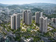 남양주시 퇴계원1 총 540세대 기준 AI 상상도(주간 항공) — 실제와 다를 수 있음