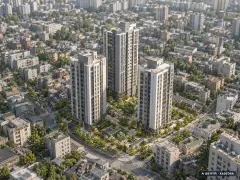 부산 금정구 구서4 재건축 총 300세대 기준 AI 상상도 — 실제와 다를 수 있음 부산 금정구 구서4 재건축 총 300세대 기준 AI 상상도(주간 항공) — 실제와 다를 수 있음