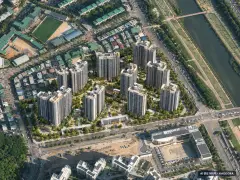 광명시 철산주공10,11단지 총 1,490세대 기준 AI 상상도 — 실제와 다를 수 있음 광명시 철산주공10,11단지 총 1,490세대 기준 AI 상상도(주간 항공) — 실제와 다를 수 있음