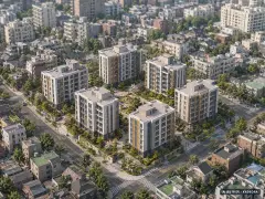 남양주시 퇴계원7 6개동·총 320세대 기준 AI 상상도(주간 항공) — 실제와 다를 수 있음