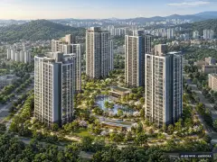 이천 중리지구 A-2블록 신안인스빌 퍼스티지 이번 523세대 공급 기준 AI 상상도 — 실제와 다를 수 있음 이천 중리지구 A-2블록 신안인스빌 퍼스티지 이번 523세대 공급 기준 AI 상상도(주간 항공) — 실제와 다를 수 있음