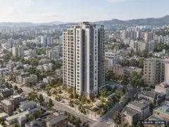 해링턴플레이스 노원 센트럴(3차) 1개동·최고 23층·총 299세대(이번 13세대 공급) 기준 AI 상상도(주간 항공) — 실제와 다를 수 있음