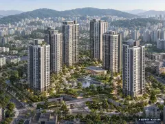 부산 금정구 구서5 재건축 6개동·총 794세대 기준 AI 상상도(주간 항공) — 실제와 다를 수 있음