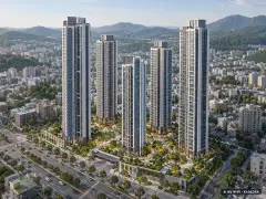 GTX운정중앙역 시티프라디움 4단지(후속사업) 최고 45층·총 472세대(이번 358세대 공급) 기준 AI 상상도 — 실제와 다를 수 있음 GTX운정중앙역 시티프라디움 4단지(후속사업) 최고 45층·총 472세대(이번 358세대 공급) 기준 AI 상상도(주간 항공) — 실제와 다를 수 있음