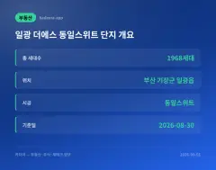 옛 한국유리 부지 일광 더에스 동일스위트 대표 이미지