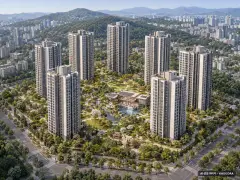 청주 가경 아이파크 8단지 9개동·최고 29층·총 1,128세대 기준 AI 상상도 — 실제와 다를 수 있음 청주 가경 아이파크 8단지 9개동·최고 29층·총 1,128세대 기준 AI 상상도(주간 항공) — 실제와 다를 수 있음
