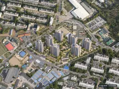 더 플래티넘 센트럴포레 8개동·최고 20층·총 600세대(이번 112세대 공급) 기준 AI 상상도 — 실제와 다를 수 있음 더 플래티넘 센트럴포레 8개동·최고 20층·총 600세대(이번 112세대 공급) 기준 AI 상상도(주간 항공) — 실제와 다를 수 있음