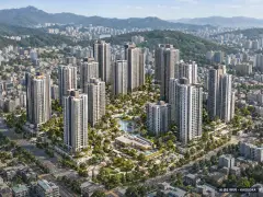 경기 성남 신흥주공 재건축 총 3,200세대 기준 AI 상상도 — 실제와 다를 수 있음 경기 성남 신흥주공 재건축 총 3,200세대 기준 AI 상상도(주간 항공) — 실제와 다를 수 있음