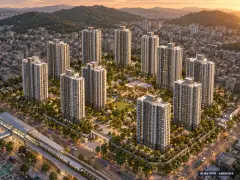 신당제8구역 주택재개발정비사업 12개동·총 1,159세대 기준 AI 상상도(노을 항공) — 실제와 다를 수 있음