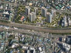 부천시 소사1-1 총 688세대 기준 AI 상상도(주간 항공) — 실제와 다를 수 있음