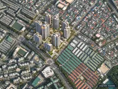 사파1구역 재건축 총 2,960세대 기준 AI 상상도 — 실제와 다를 수 있음 사파1구역 재건축 총 2,960세대 기준 AI 상상도(주간 항공) — 실제와 다를 수 있음
