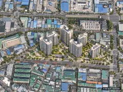 부산 사하구 장림동 현대아파트 재건축 총 927세대 기준 AI 상상도 — 실제와 다를 수 있음 부산 사하구 장림동 현대아파트 재건축 총 927세대 기준 AI 상상도(주간 항공) — 실제와 다를 수 있음