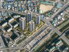 의정부 푸르지오 클라시엘 4개동·최고 42층·총 656세대 기준 AI 상상도 — 실제와 다를 수 있음 의정부 푸르지오 클라시엘 4개동·최고 42층·총 656세대 기준 AI 상상도(주간 항공) — 실제와 다를 수 있음