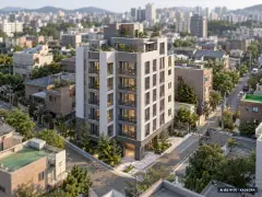 방배 더 유엘 포레(2차) 1개동·최고 7층·총 34세대(이번 6세대 공급) 기준 AI 상상도 — 실제와 다를 수 있음 방배 더 유엘 포레(2차) 1개동·최고 7층·총 34세대(이번 6세대 공급) 기준 AI 상상도(주간 항공) — 실제와 다를 수 있음