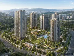 양주회천지구 A-26블록 공공분양주택 이번 792세대 공급 기준 AI 상상도(주간 항공) — 실제와 다를 수 있음