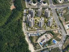 여주역자이 헤리티지 8개동·최고 27층·총 769세대 기준 AI 상상도 — 실제와 다를 수 있음 여주역자이 헤리티지 8개동·최고 27층·총 769세대 기준 AI 상상도(주간 항공) — 실제와 다를 수 있음