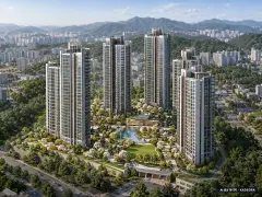 군포대야미지구 A-1블록 6년 분양전환공공임대주택(본청약) 5개동·이번 377세대 공급 기준 AI 상상도 — 실제와 다를 수 있음 군포대야미지구 A-1블록 6년 분양전환공공임대주택(본청약) 5개동·이번 377세대 공급 기준 AI 상상도(주간 항공) — 실제와 다를 수 있음