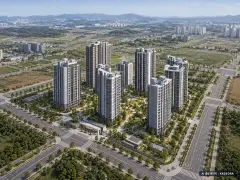 시흥거모지구 S-1블록 공공분양(본청약) 이번 300세대 공급 기준 AI 상상도 — 실제와 다를 수 있음 시흥거모지구 S-1블록 공공분양(본청약) 이번 300세대 공급 기준 AI 상상도(주간 항공) — 실제와 다를 수 있음
