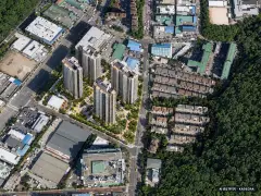 성남시 성지?궁전아파트 총 836세대 기준 AI 상상도(주간 항공) — 실제와 다를 수 있음