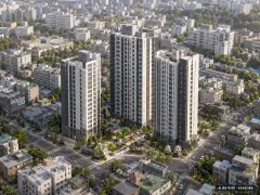 오산경일신안 총 321세대 기준 AI 상상도 — 실제와 다를 수 있음 오산경일신안 총 321세대 기준 AI 상상도(주간 항공) — 실제와 다를 수 있음