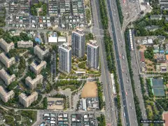 수지자이 에디시온 3개동·이번 480세대 공급 기준 AI 상상도(주간 항공) — 실제와 다를 수 있음