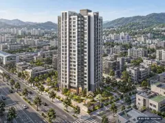 금정역 개성로니엘(4차) 1개동·최고 22층·이번 52세대 공급 기준 AI 상상도 — 실제와 다를 수 있음 금정역 개성로니엘(4차) 1개동·최고 22층·이번 52세대 공급 기준 AI 상상도(주간 항공) — 실제와 다를 수 있음