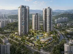 밀양 수자인 더퍼스트 2단지 공공분양주택 4개동·최고 20층·이번 114세대 공급 기준 AI 상상도(주간 항공) — 실제와 다를 수 있음