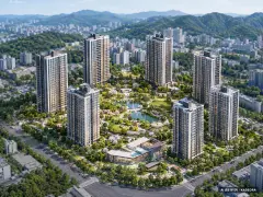 모라동(270-3번지 일원) 공동주택 8개동·총 783세대 기준 AI 상상도 — 실제와 다를 수 있음 모라동(270-3번지 일원) 공동주택 8개동·총 783세대 기준 AI 상상도(주간 항공) — 실제와 다를 수 있음