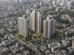 남양주시 퇴계원2 총 255세대 기준 AI 상상도 — 실제와 다를 수 있음 남양주시 퇴계원2 총 255세대 기준 AI 상상도(주간 항공) — 실제와 다를 수 있음