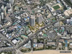 부산 해운대구 오티에르 해운대 2개동·총 642세대 기준 AI 상상도 — 실제와 다를 수 있음 부산 해운대구 오티에르 해운대 2개동·총 642세대 기준 AI 상상도(주간 항공) — 실제와 다를 수 있음