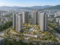 아산테크노밸리 더원 7차 (Ab4BL) 10개동·최고 25층·총 622세대 기준 AI 상상도 — 실제와 다를 수 있음 아산테크노밸리 더원 7차 (Ab4BL) 10개동·최고 25층·총 622세대 기준 AI 상상도(주간 항공) — 실제와 다를 수 있음