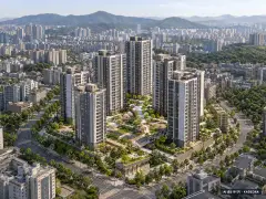 검단 센트레빌 그랑포레 이번 843세대 공급 기준 AI 상상도 — 실제와 다를 수 있음 검단 센트레빌 그랑포레 이번 843세대 공급 기준 AI 상상도(주간 항공) — 실제와 다를 수 있음