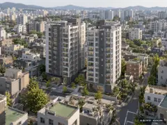 진도 승원팰리체 더 테라스 2개동·최고 12층·총 58세대 기준 AI 상상도 — 실제와 다를 수 있음 진도 승원팰리체 더 테라스 2개동·최고 12층·총 58세대 기준 AI 상상도(주간 항공) — 실제와 다를 수 있음