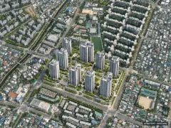 수원시 113-6 총 2,022세대 기준 AI 상상도(주간 항공) — 실제와 다를 수 있음