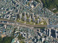 두산위브더제니스 부천 총 1,584세대 기준 AI 상상도 — 실제와 다를 수 있음 두산위브더제니스 부천 총 1,584세대 기준 AI 상상도(주간 항공) — 실제와 다를 수 있음