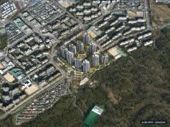 남양주시 평내1 총 1,798세대 기준 AI 상상도 — 실제와 다를 수 있음 남양주시 평내1 총 1,798세대 기준 AI 상상도(주간 항공) — 실제와 다를 수 있음