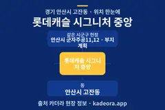 롯데캐슬 시그니처 중앙 위치 개요도