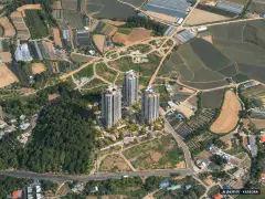 야목역 서희스타힐스 그랜드힐 10개동·최고 25층·총 998세대(이번 241세대 공급) 기준 AI 상상도 — 실제와 다를 수 있음 야목역 서희스타힐스 그랜드힐 10개동·최고 25층·총 998세대(이번 241세대 공급) 기준 AI 상상도(주간 항공) — 실제와 다를 수 있음