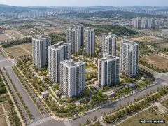 이천 중리지구 B3블록 금성백조 예미지(3차) 이번 15세대 공급 기준 AI 상상도 — 실제와 다를 수 있음 이천 중리지구 B3블록 금성백조 예미지(3차) 이번 15세대 공급 기준 AI 상상도(주간 항공) — 실제와 다를 수 있음