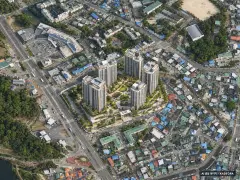 이천관고동 총 585세대 기준 AI 상상도(주간 항공) — 실제와 다를 수 있음