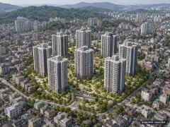 가락미륭아파트 재건축정비사업 9개동·총 614세대 기준 AI 상상도(주간 항공) — 실제와 다를 수 있음