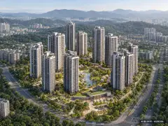 울산 다운2지구 우미린 더 시그니처 본청약 20개동·최고 25층·총 1,430세대(이번 1,109세대 공급) 기준 AI 상상도 — 실제와 다를 수 있음 울산 다운2지구 우미린 더 시그니처 본청약 20개동·최고 25층·총 1,430세대(이번 1,109세대 공급) 기준 AI 상상도(주간 항공) — 실제와 다를 수 있음