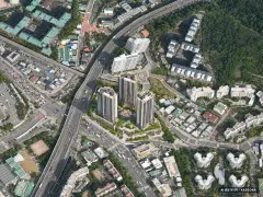 베뉴브 해운대 최고 48층·총 660세대(이번 629세대 공급) 기준 AI 상상도(주간 항공) — 실제와 다를 수 있음