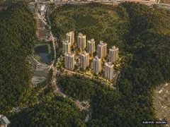 문수로 비스타 더파크 10개동·최고 18층·총 700세대 기준 AI 상상도(노을 항공) — 실제와 다를 수 있음