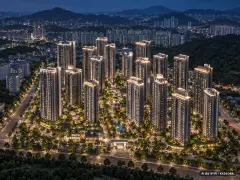 진위역 서희스타힐스 더 파크뷰 17개동·최고 29층·총 1,659세대(이번 639세대 공급) 기준 AI 상상도 — 실제와 다를 수 있음 진위역 서희스타힐스 더 파크뷰 17개동·최고 29층·총 1,659세대(이번 639세대 공급) 기준 AI 상상도(야경) — 실제와 다를 수 있음