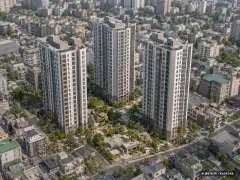 고양Ⅰ-2구역 총 271세대 기준 AI 상상도(주간 항공) — 실제와 다를 수 있음